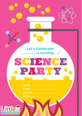 Science Birthday Party Reservation